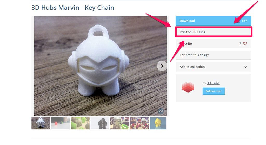 Yes! <a href="/YouMagine/">YouMagine</a> integrates <a href="/3DHubs/">Hubs</a> Teleport! Very happy with this one :) buff.ly/1Pui9hg #3dprinting