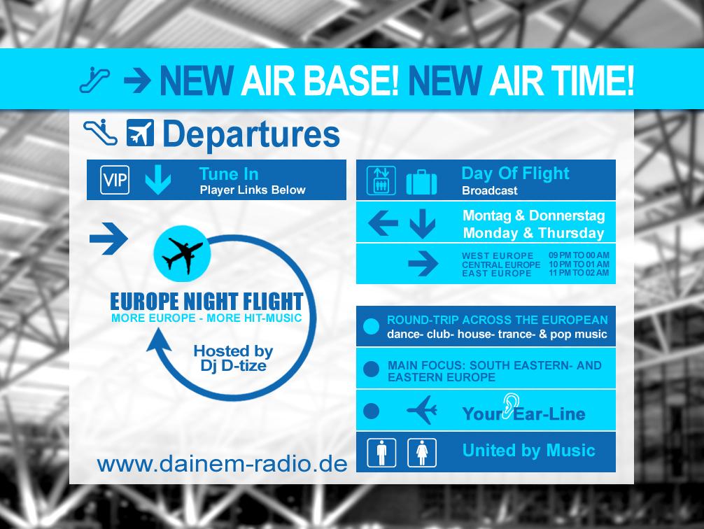 EuropeNF's tweet image. Tonight: West Europe: 09pm to 00am | Central Europe: 10pm to 01am 
East Europe: 11pm to 02am dainem-radio.de