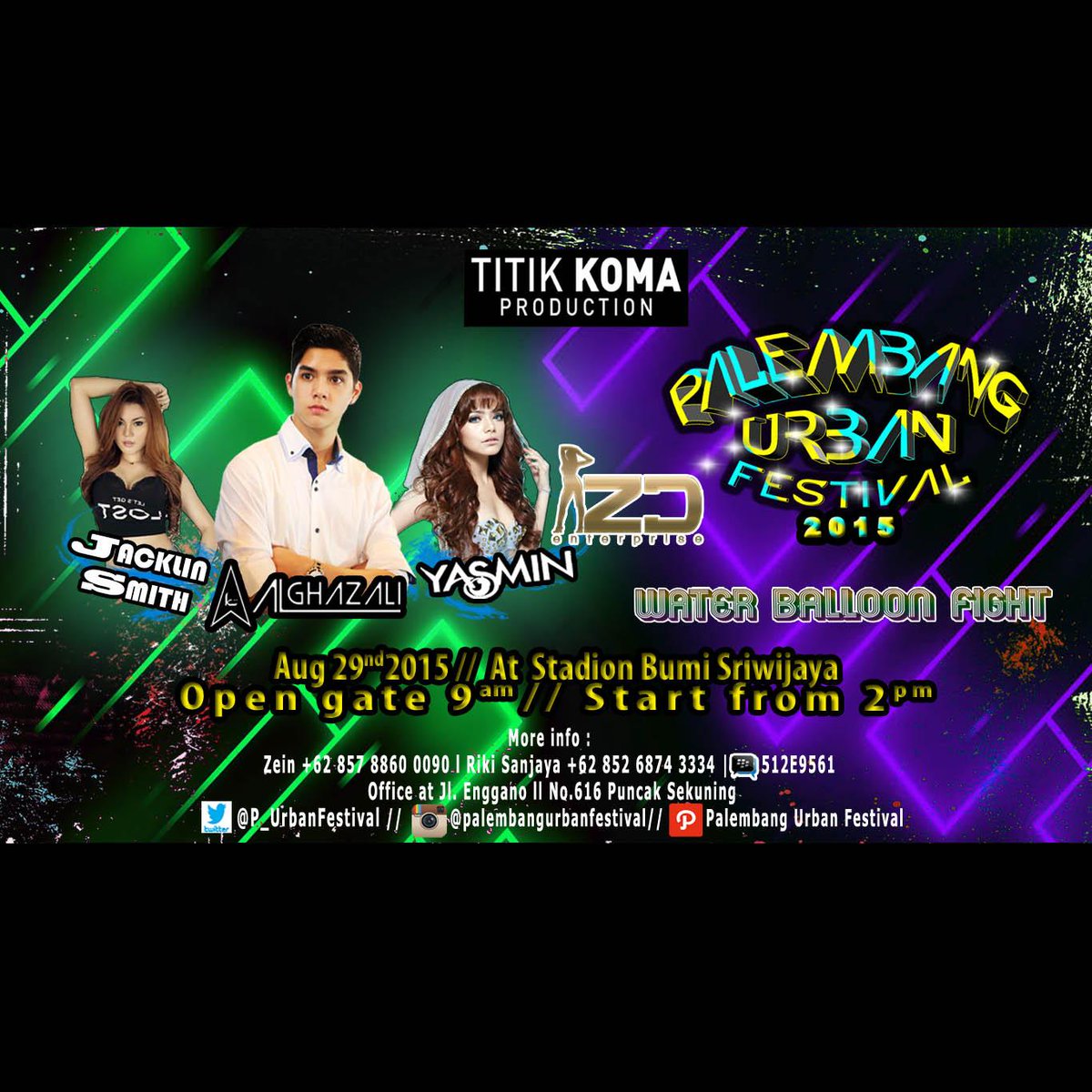 Fahria Yasmin Baladraf (@dj_yasmin) on Twitter photo Hi Palembang, I'll be playing @ Palembang Urban Festival this Aug 29th. See you there. <a href="/P_UrbanFestival/">PLG Urban Festival</a> Hi Palembang, I'll be playing @ Palembang Urban Festival this Aug 29th. See you there. <a href="/P_UrbanFestival/">PLG Urban Festival</a>