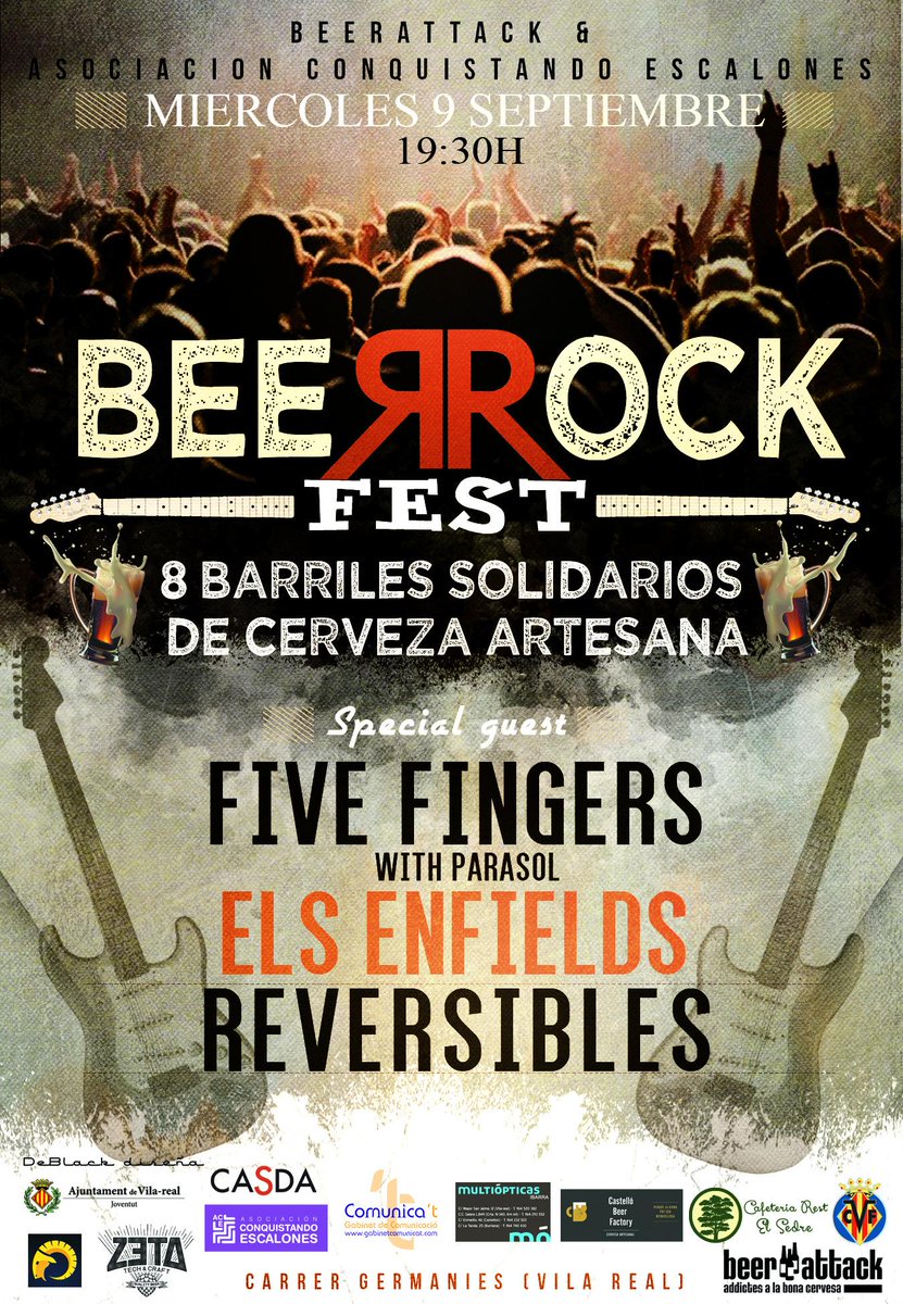 Os presentamos el cartel de otro evento más. Apuntad: Vila-real, 9 de Septiembre.