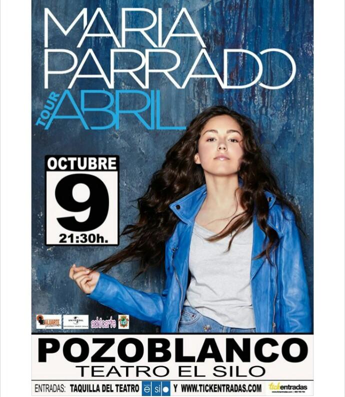 Mariaparradovoz's tweet photo. Buenos días!!! Empezamos el lunes con nueva fecha, esta para Pozoblanco -Cordoba- Pronto mas fechas #TOURABRIL  😘🎹🎸🎤🎼 http://t.co/2YJ48KmRpB