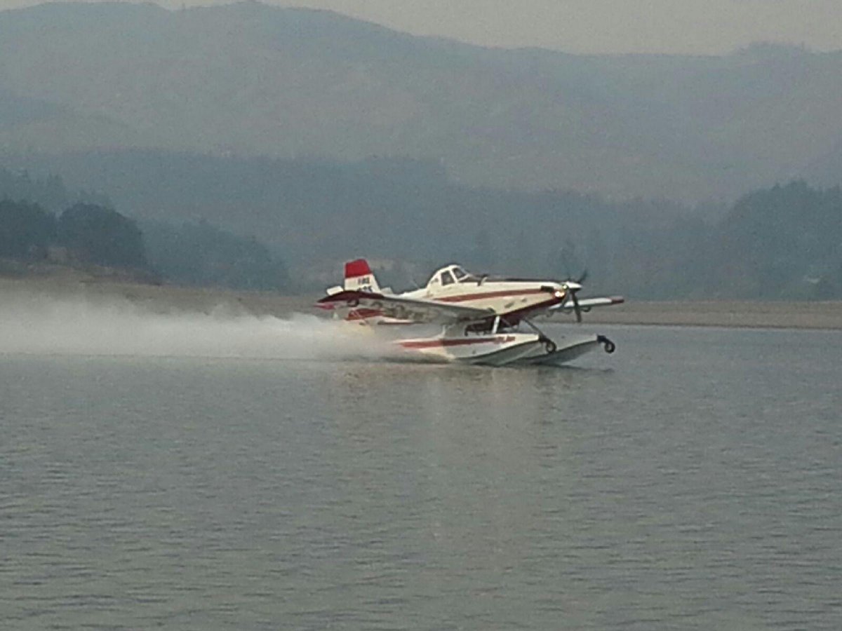 WashcoOregon's tweet photo. Hagg Lake remains closed to boating/swimming this AM as we support air ops by @ORDeptForestry fighting #AugustFire http://t.co/qdMT4hoUWo
