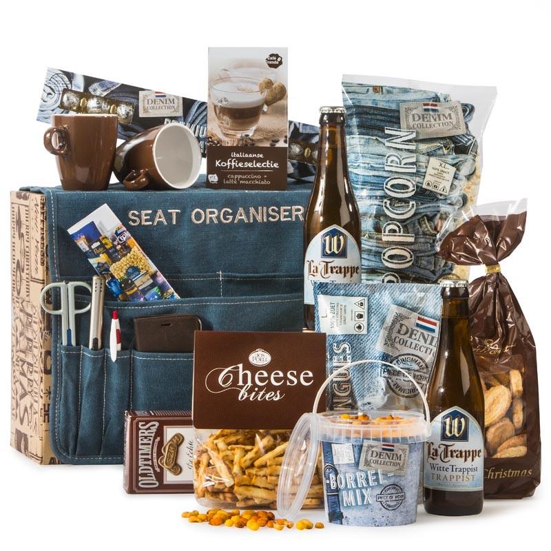Stoer #kerstpakket 2015 - € 37,50 per stuk, voorzien van denim afbeeldingen #kerstpakketten kerstpakkettennederland.nl/kerstpakketten…