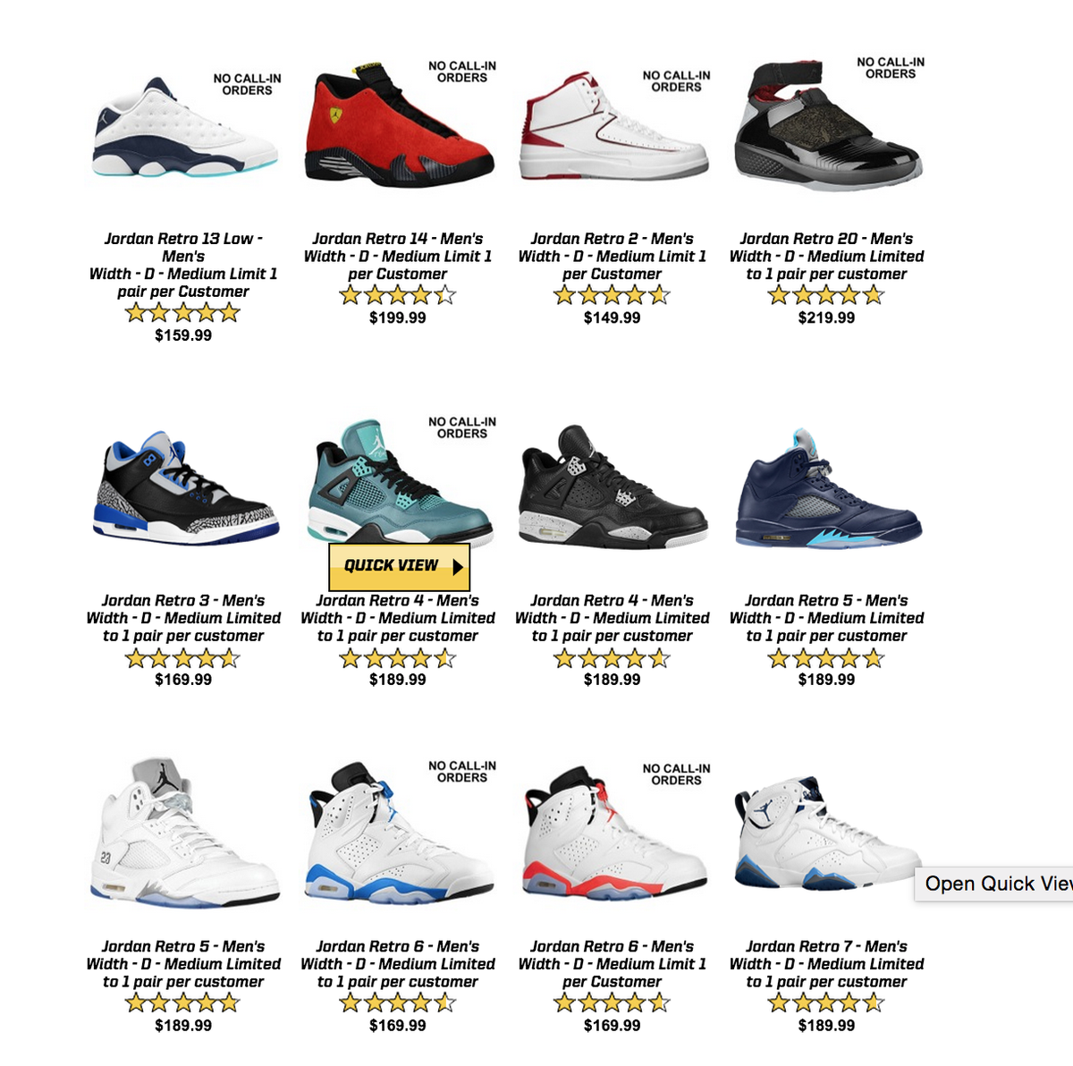 SOLELINKS's tweet photo. WELL! HUGE JORDAN restock coming tomorrow!
http://t.co/qJgV4rgnvZ
http://t.co/qJgV4rgnvZ http://t.co/S8Z195VlqE