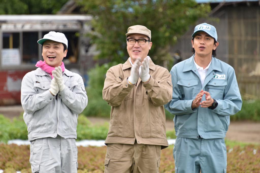 この仲良し作業着トリオ。今年も健在です！お陰様でほっこりさせて頂き