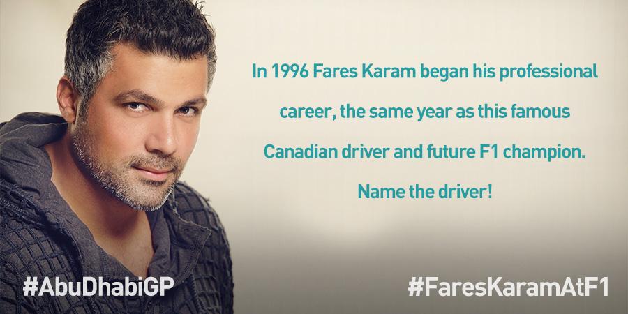 ymcofficial's tweet photo. Are you guys ready to see #FaresKaramAtF1? Answer and RT for a chance to win tickets to this years #AbuDhabiGP http://t.co/qKUHQ5K3dX
