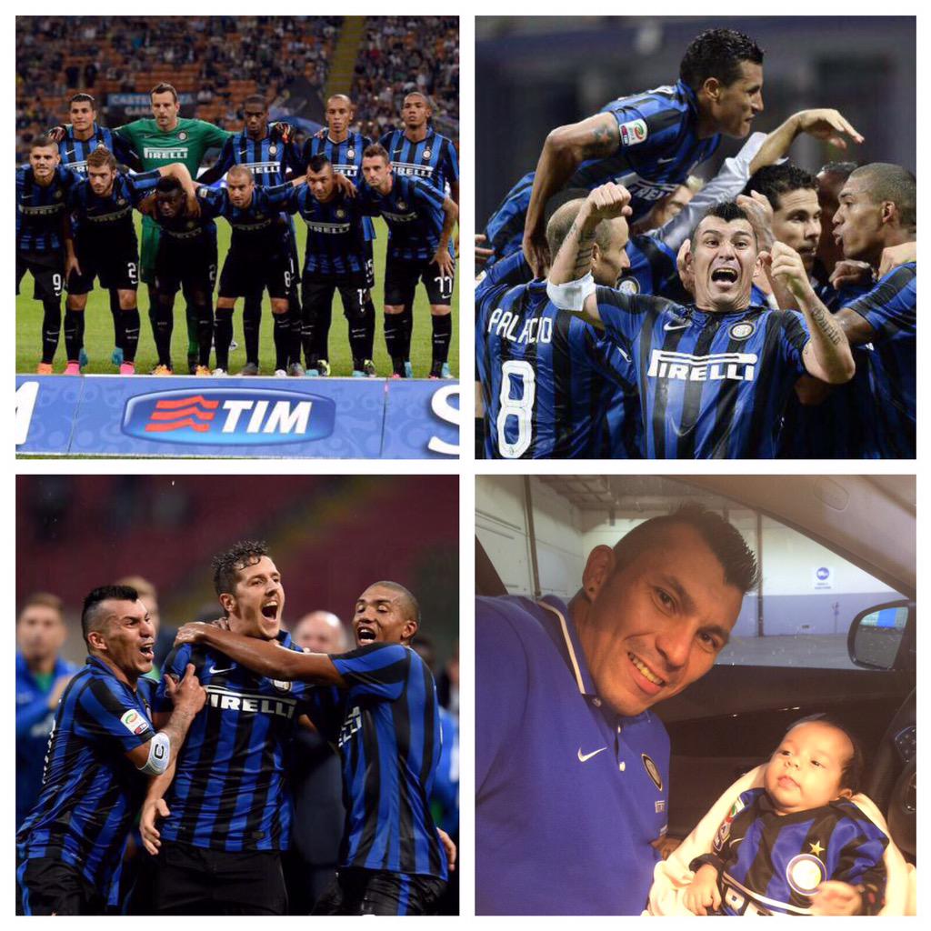 MedelPitbull's tweet photo. Feliz por el triunfo en el debut. A seguir trabajando duro. 💪🏻👊🏼Gracias a todos por el apoyo. #ForzaInter http://t.co/2jzd3PZWDM