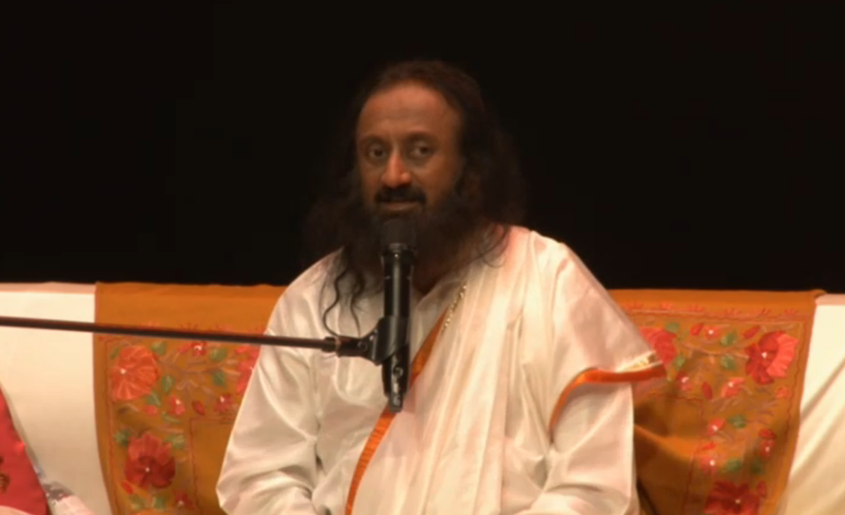 Suppose one member in family is not happy, will you be happy? Our happiness depends on everyone's happiness -<a href="/SriSri/">Gurudev</a>