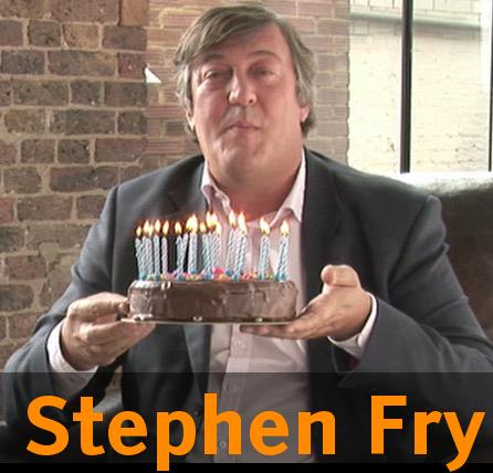 Happy birthday Stephen Fry.You are my hero.      