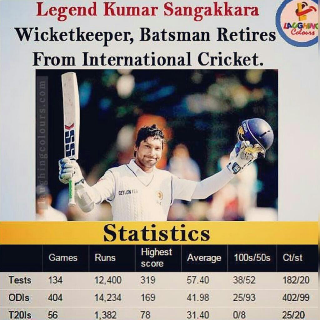 You make our country proud. Thanks#sanga.
