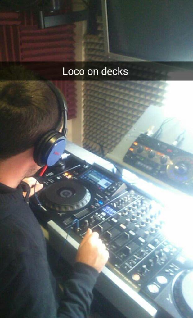 Studio session antics