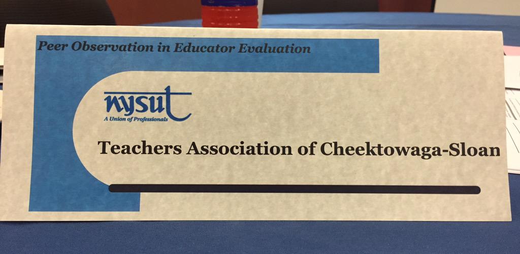 NYSUT conference in Albany today.