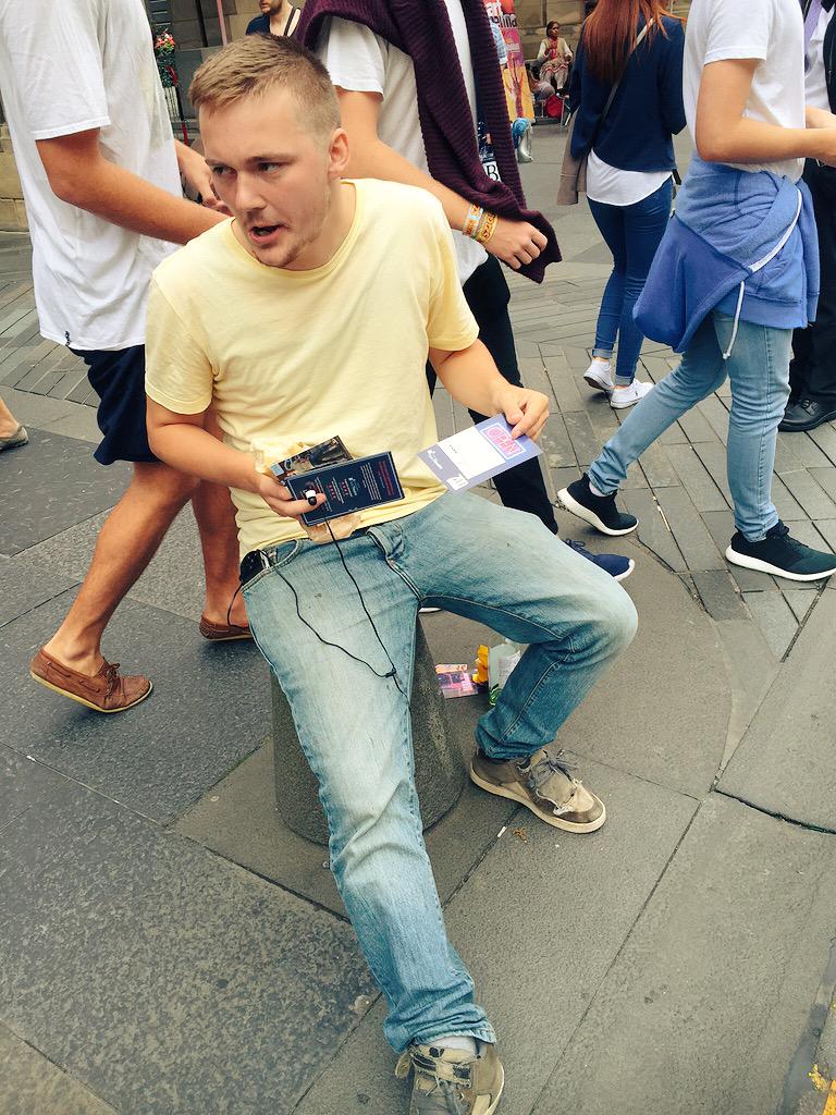 Thanks to <a href="/HalfarsedFlyer/">Half Arsed Flyerer</a> for the help flyering today. We learnt a lot intellectually, artistically and spiritually.