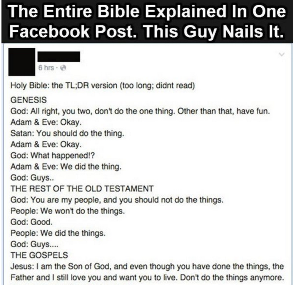 derlesfashion's tweet image. Finally: The Whole Bible Explained Inh One Facebook Post! Read -&amp;gt;ift.tt/1PMsQws