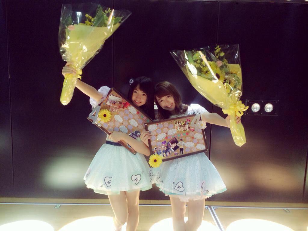 ___yme48's tweet photo. 久しぶりに更新、ゆりあです！
メンバーたくさん増えてて嬉しいですね、この調子でYME48頑張ります😊今日はみいちゃんキャプテンでの4の千秋楽でした！新しいチームでも頑張りますね！　　　ぴーす。 http://t.co/tgbFcIiGD1