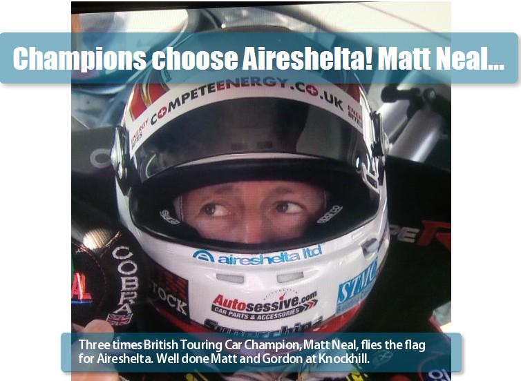 David Brewerton (@davidbrewerton) on Twitter photo Three times British Touring Car Champion, Matt Neal, flies the flag for <a href="/AiresheltaLtd/">Aireshelta Ltd</a> aireshelta.com Three times British Touring Car Champion, Matt Neal, flies the flag for <a href="/AiresheltaLtd/">Aireshelta Ltd</a> aireshelta.com