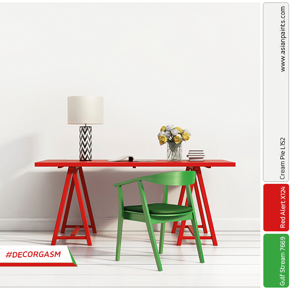 asianpaints's tweet photo. This colourful desk arrangement adds much needed pep & energy to homework time! #Decorgasm! https://t.co/con2x9AuhT http://t.co/z9LYfnZrsZ