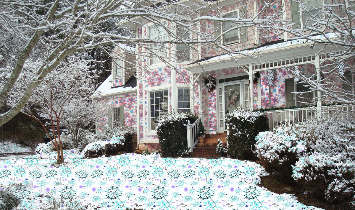 #patternbombing  project number 1 is finished! Choosing a pattern to apply is half the battle! Having so much fun!