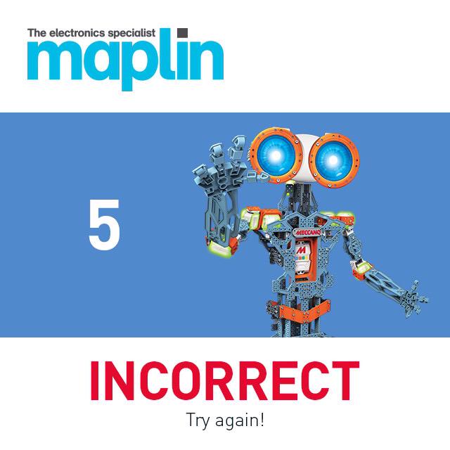 maplintweet's tweet photo. How many motors and servos are there between the two models of @OfficialMeccano #meccanoid robots? #QuadTweet http://t.co/Do1YFgEAaO