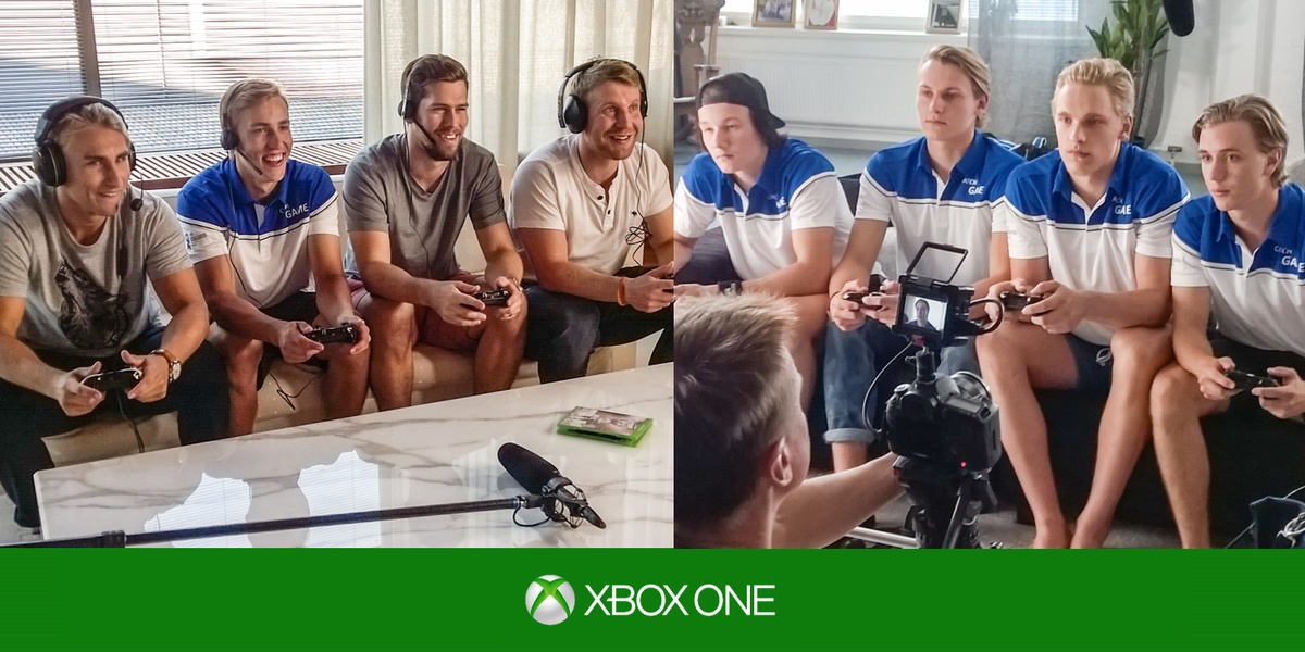 XboxSuomi's tweet photo. Kumpi vei, kun #NuoretLeijonat ja #NHLfi tähdet pelasivat #NHL16 matsin #XboxOne:lla? #teaser
http://t.co/bXlKhDl4Df http://t.co/bqJ7hOICmi