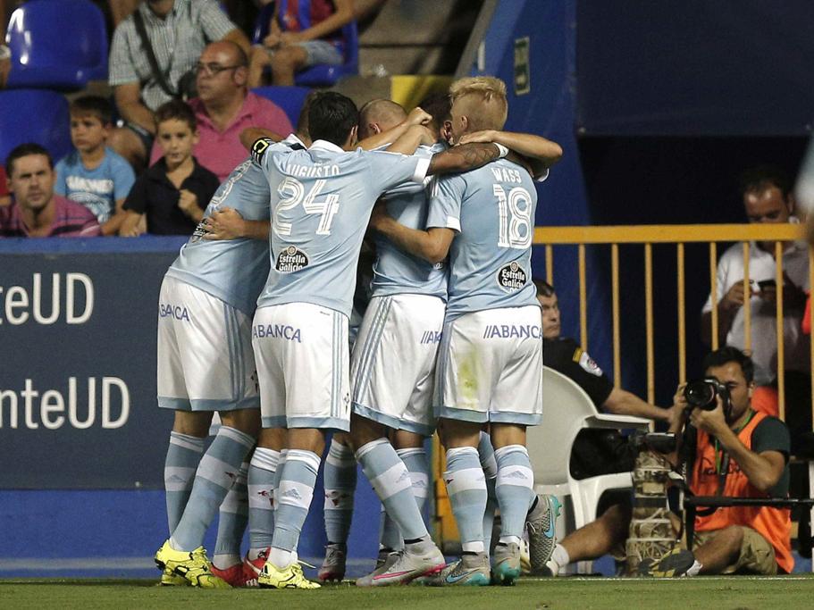SpanishFutbol's tweet photo. Levante 1-2 Celta de Vigo: http://t.co/6h17XJGo89