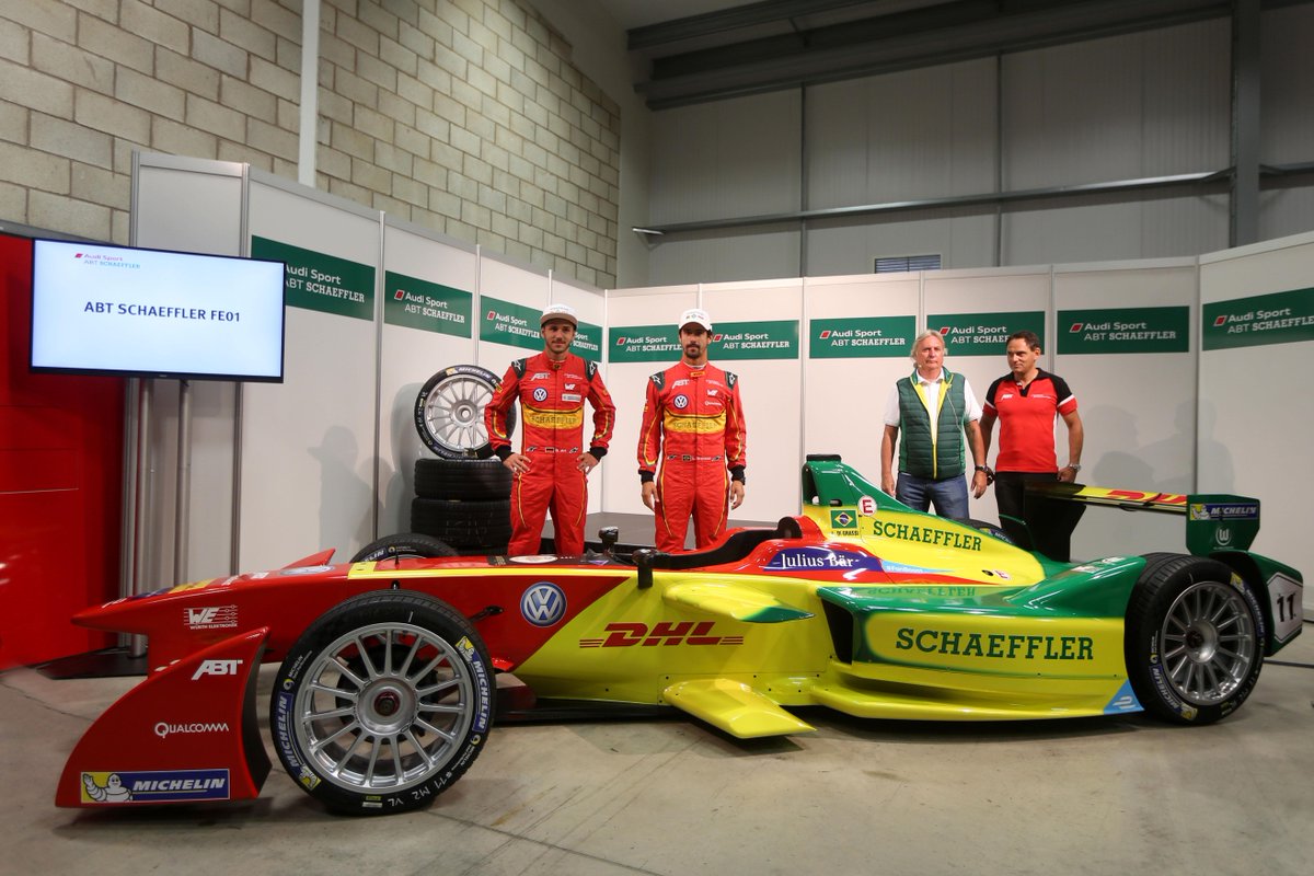 SchaefflerGroup's tweet photo. official press release: #ABTSchaeffler #FE01 ready for @FIAformulaE season opener http://t.co/XdZ7NxXKJt /jw http://t.co/u8FykbCA6L