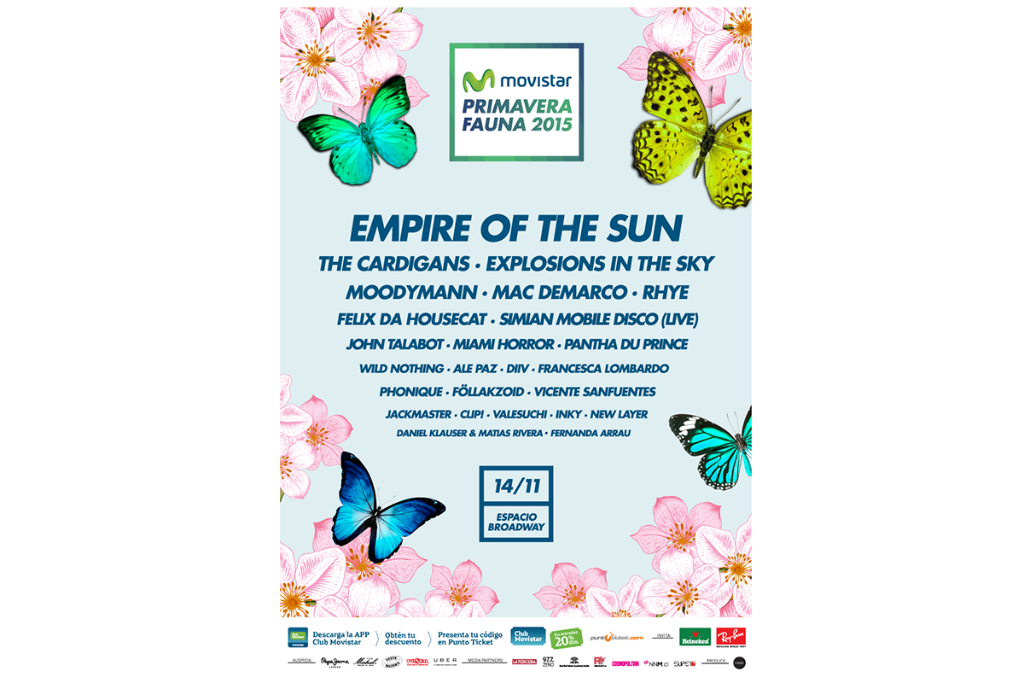 redbullCL's tweet photo. La primavera ya se hace sentir: ¡Revisa el line-up completo del #PrimaveraFauna >> http://t.co/Nfp8McOVaP! http://t.co/PdLhfyyj9u
