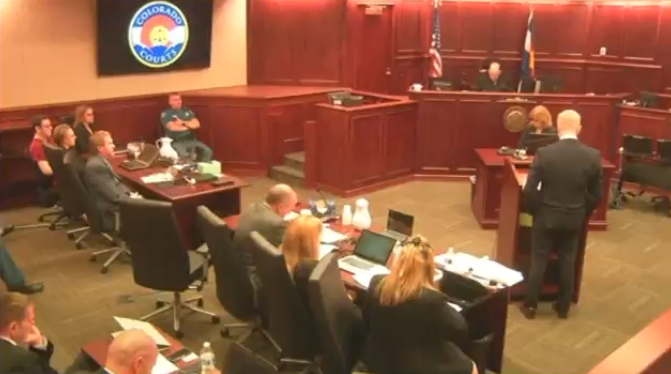 News4SA's tweet photo. LIVE NOW: Statement from #JessicaGhawi relative being read at #JamesHolmes sentencing http://t.co/ZhDv03dLMS http://t.co/cLfO1TOqum