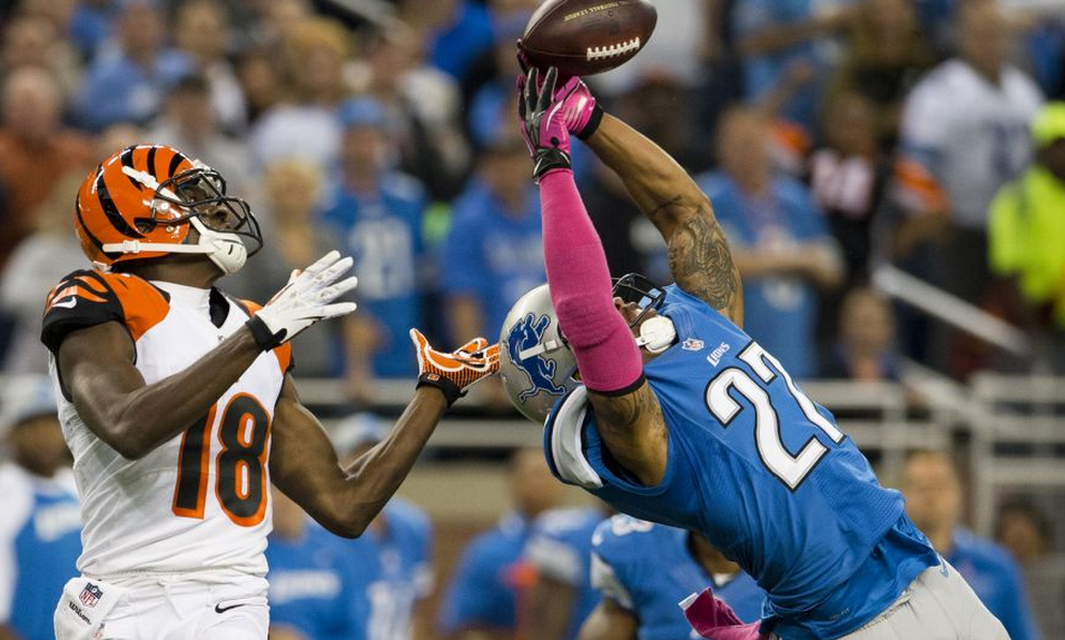 NFLonFOX's tweet photo. .@Lions' DB Glover Quin thinks 'God meant for Jordy to get hurt’ - http://t.co/Tl8eZa5CLV http://t.co/9noZMxUh32