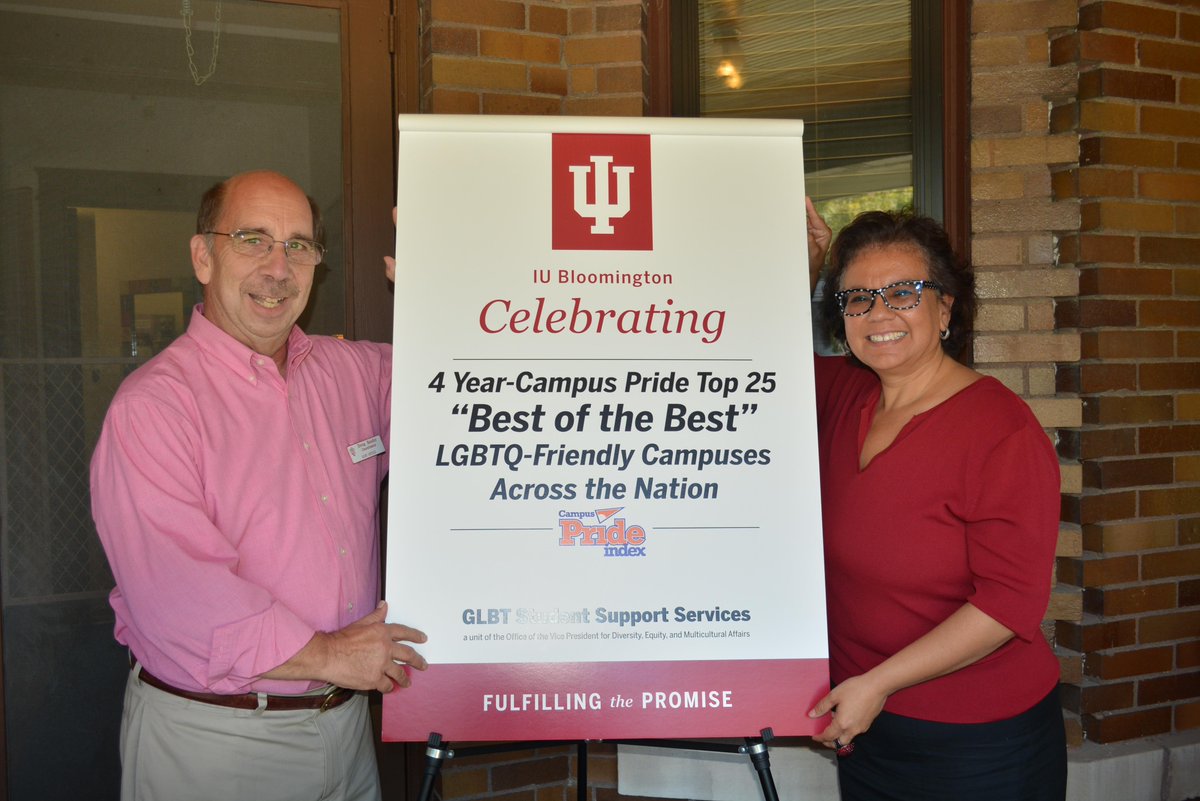 Congratulations to #GLBT Student Support Services!  #campuspride Top 25 "Best of the Best" in the nation!!