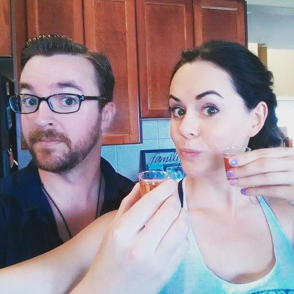 DavidMddX's tweet photo. Drinking moonshine with this random passer-by in Medicine Hat! @Phasefirefilms #AlbertaStyle #BottomsUp http://t.co/4iu51X7XHd