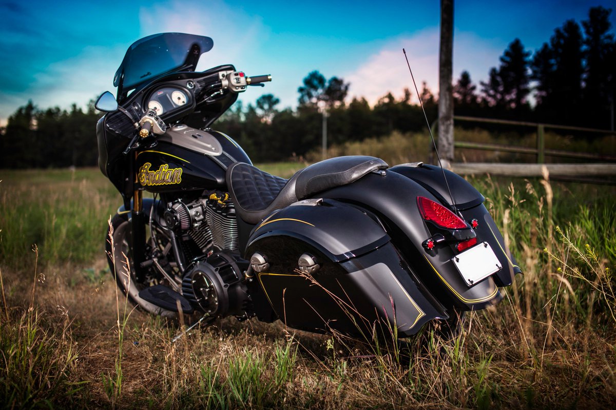 rolandsands.com/blog/609/2015-… A little RSD attitude on this 2015 Indian Chieftain by Justyn Amstutz