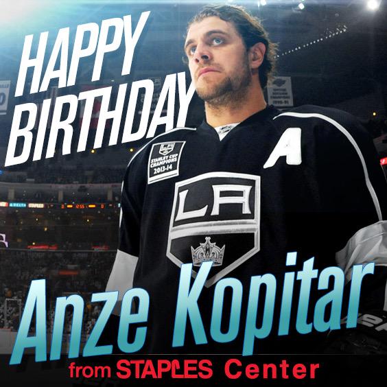 Happy Birthday to Anze Kopitar!  