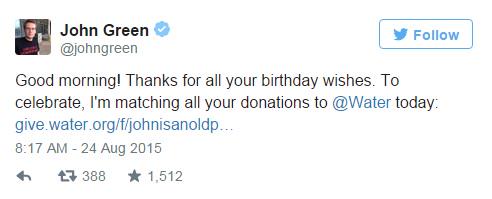 . continues to prove why he is pretty much the best person ever:   HAPPY BIRTHDAY! 