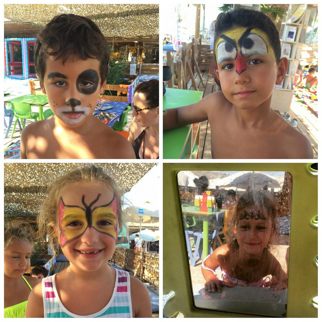 craftcocuk's tweet photo. Çocuklar mutlu, biz mutlu😊💜🎋 @flyinnbeach #craftcocuk #yüz #yüzboyama #kid  #yaratıcılık #craftatölye #flyinnbeach http://t.co/SXv5sRzi01