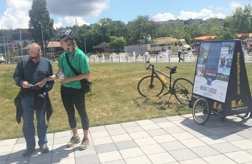 BikingBillboard's tweet photo. Congratulations to the @BoeingClassic for another successful tournament. We had a blast working with you. http://t.co/veI7FIzXXu