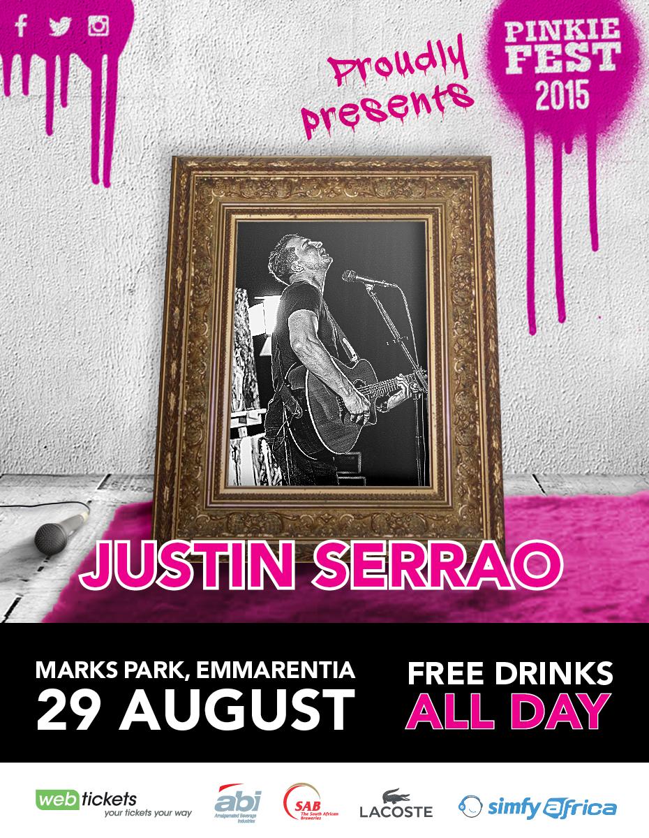 PinkieFest's tweet photo. Catch @JustinSerrao 29th August Live at #pinkiefest http://t.co/cg2dpCz2NI