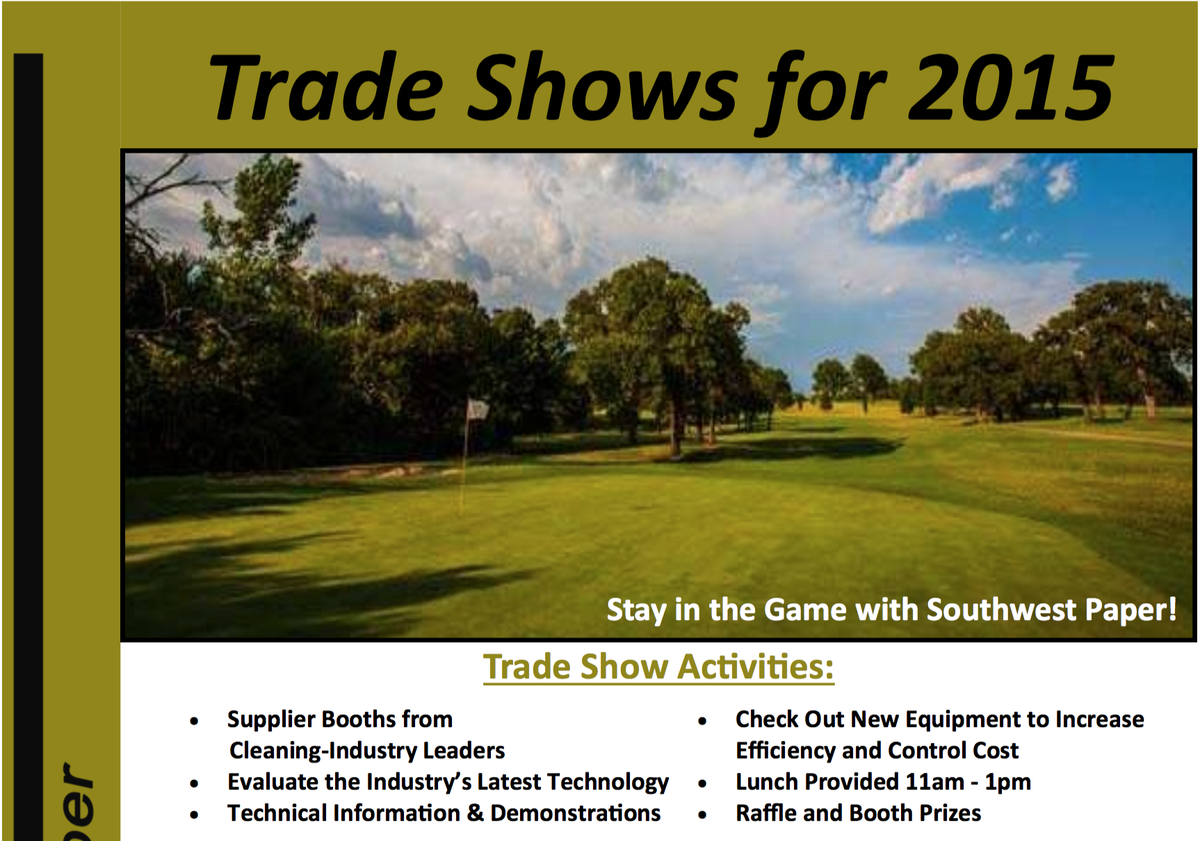 SWPaperCo's tweet image. SWP Trade Show - New vendor items, Prizes, Great food!
Wichita - Oct 8, 10-2
OKC - Oct 1, 10-2
316-838-7755 for more!