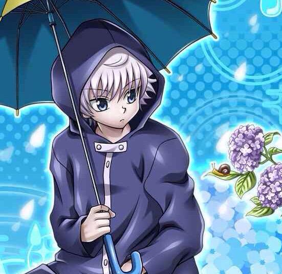 rtyourkillua's tweet photo. killua (raincoat) http://t.co/ssBDGkM1Wz