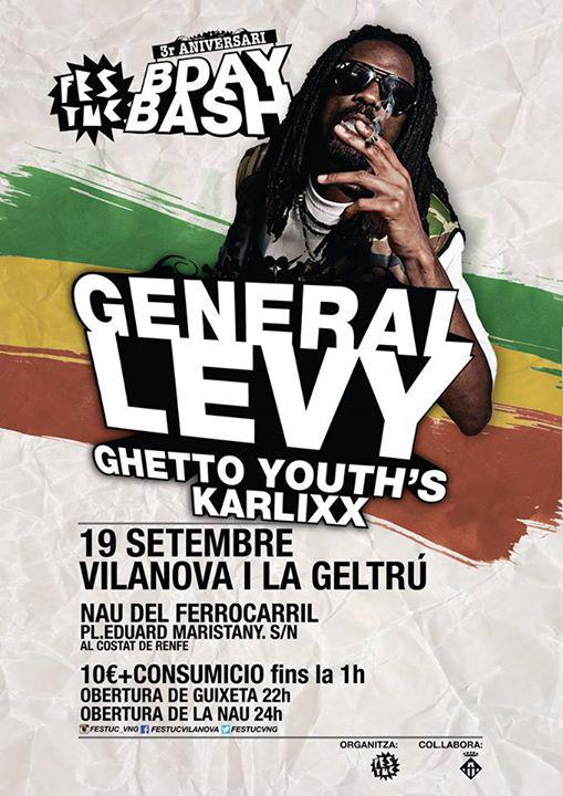 El 19 de setembre celebrem la festa del tercer aniversari de Festuc amb <a href="/generalevy/">General Levy</a> facebook.com/events/6323496…
