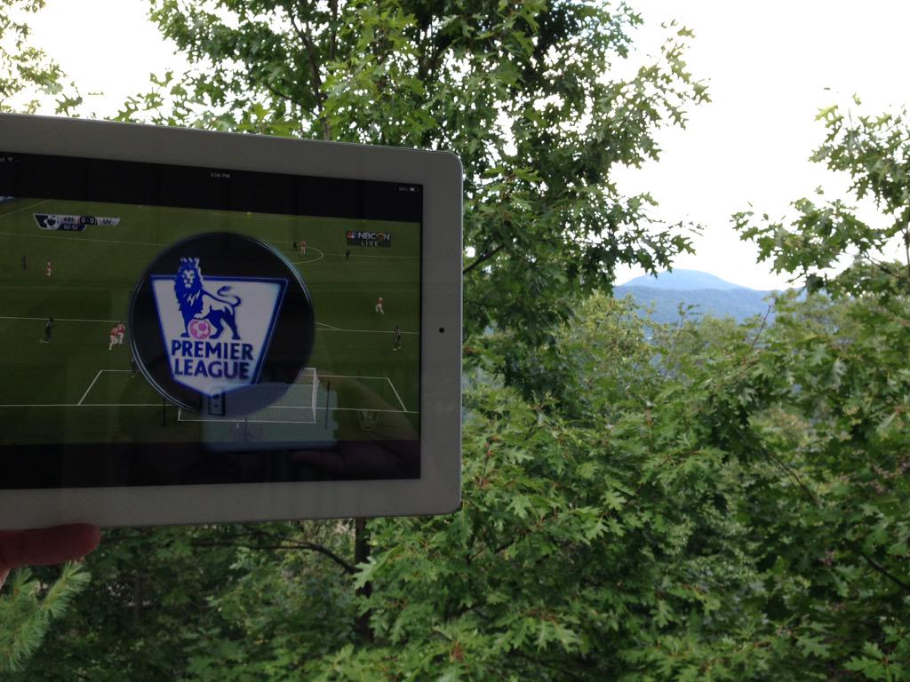 @sgbloomgs @danhoffmaster @wescave my view for the game #mountainsofvirginia #Liverpool