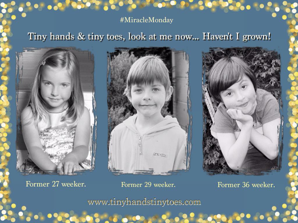 Share your little miracles as part of #MiracleMonday and help #GiveLittleLivesAVoice! #AmazingBabies #NICU #Baby x