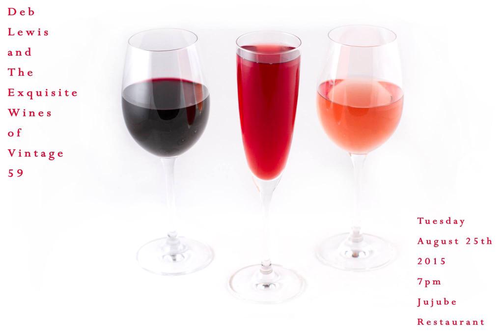 Don't miss our inspiring wine dinner tomorrow night! Call to reserve your table today! <a href="/V59Wines/">Vintage '59 Wines</a> #jujubechapelhill