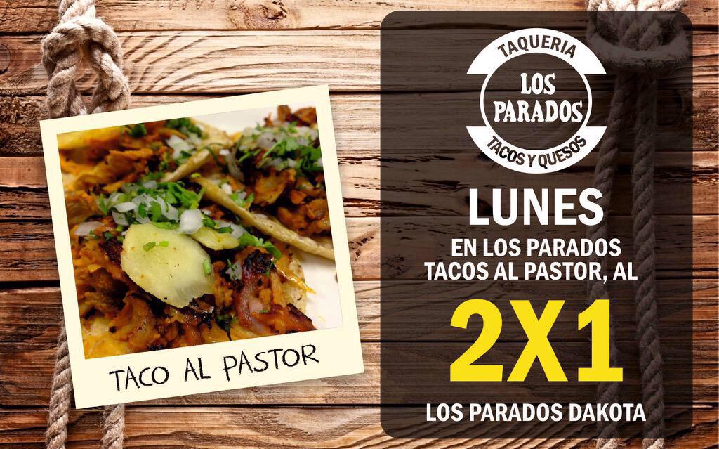 Hoy te esperan los tradicionales tacos al pastor 2x1 
Suc. #Napoles 
<a href="/sanjoseinsurgen/">San José Insurgentes</a>