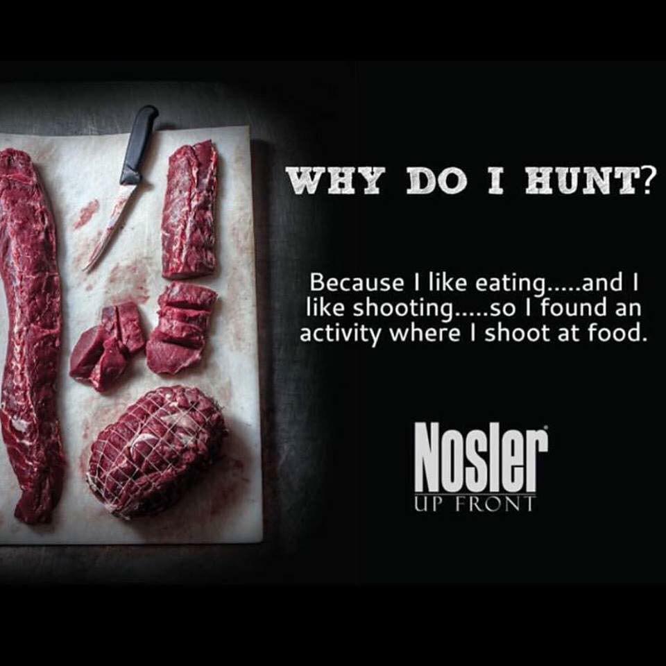 “@KristyTitus: I like eating & shooting. #shootyourfood @NoslerInc ”
'Nuff said!