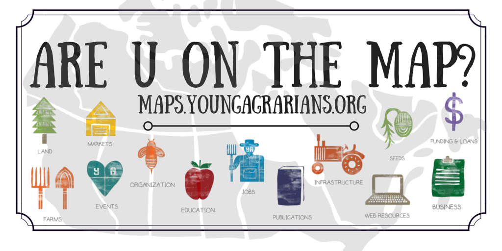 youngagrarians's tweet image. Are U on the MAP?! Full of #Farmer Resources! #getlisted maps.youngagrarians.org