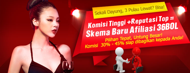 Official_36Bol's tweet photo. Dapatkan keuntungannya dengan menjadi affiliasi 36BOL.
Komisi terus mengalir ke kantong. http://t.co/XqMrE8cR6p