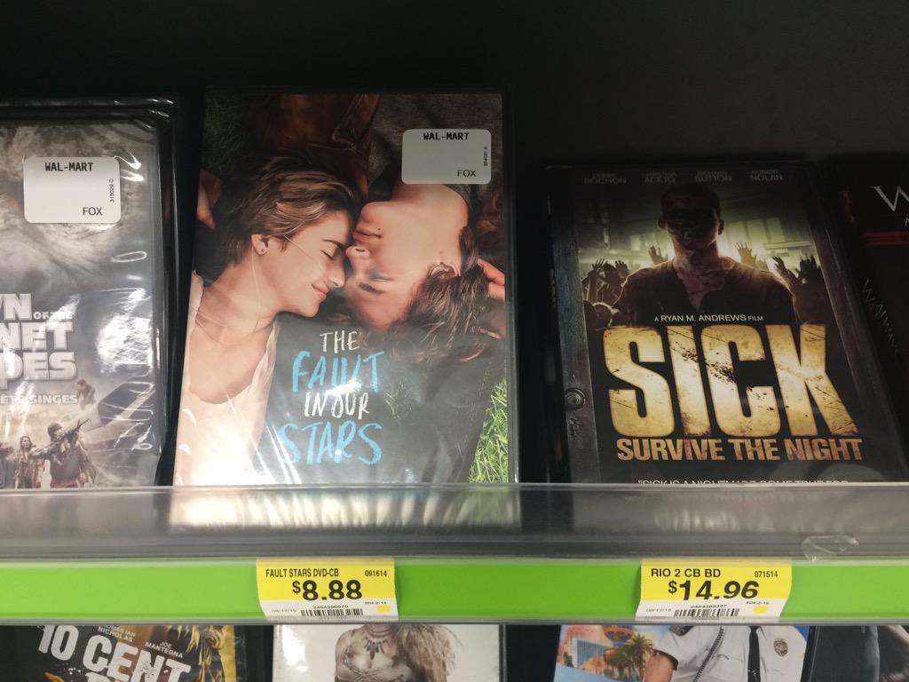 jenpogue's tweet photo. Nice to see @SickTheMovie on the @Walmart shelves...1 copy left at @DufferinMall #Toronto ya'll! http://t.co/wRmCyAQJv3