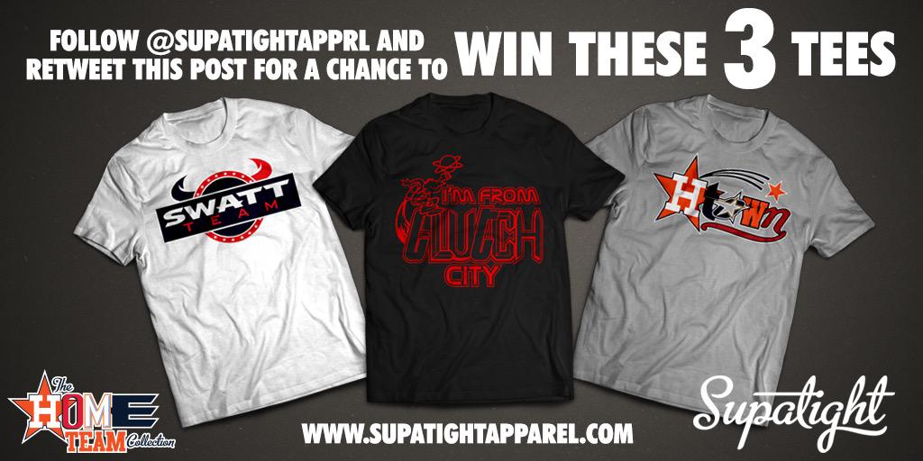 supaisthrowed's tweet photo. RT &amp; Follow @SupatightApprl for a chance to win these 3 Shirts.

Visit: http://t.co/Cq0HUyyDZI http://t.co/pmIaLk2whb