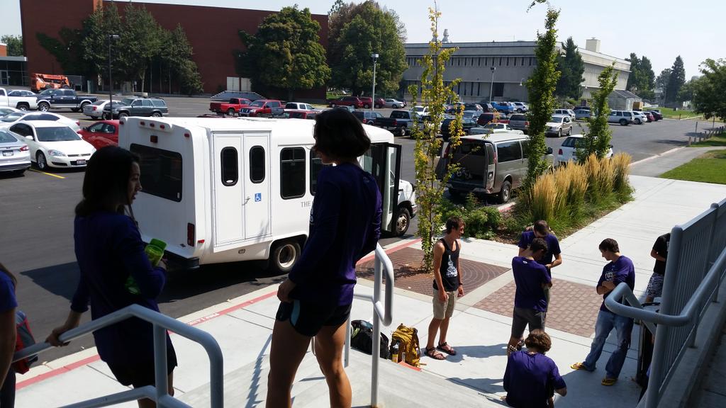 CoyoteXCTF's tweet photo. .@CoyoteAthletics .@collegeofidaho Yote XC teams making the trek up to McCall for training camp! #work4work #yoteup http://t.co/hTg2xa07Cw